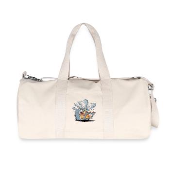 Fiery Kitchen Oven Monster - Recycled Canvas Sports Bag by Stanley/Stella - natural - Front