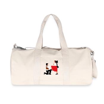 Šij, luby šewco šij... - Sac de sport en toile recyclée Stanley/Stella - blanc naturel - Devant