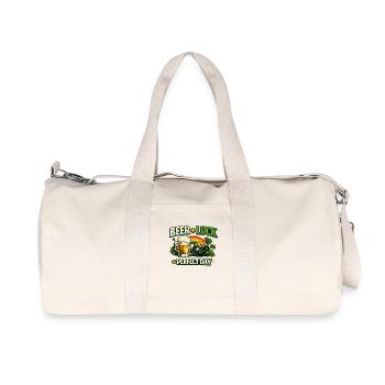Bierglück Perfekter Tag - Recycelte Canvas-Sporttasche von Stanley/Stella - Naturweiß - Vorne