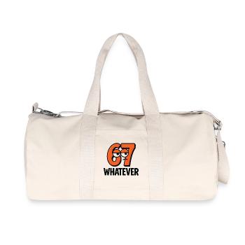 Six Seven Whatever Italian Brainrot Humor Meme  - Recycelte Canvas-Sporttasche von Stanley/Stella - Naturweiß - Vorne