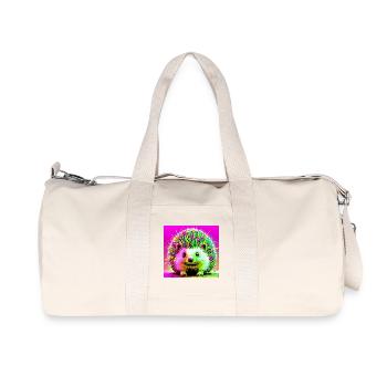 hérisson - Sac de sport en toile recyclée Stanley/Stella - blanc naturel - Devant