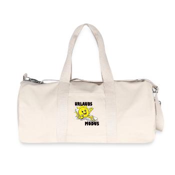 Vacation mode, vacation - Recycled Canvas Sports Bag by Stanley/Stella - natural - Front