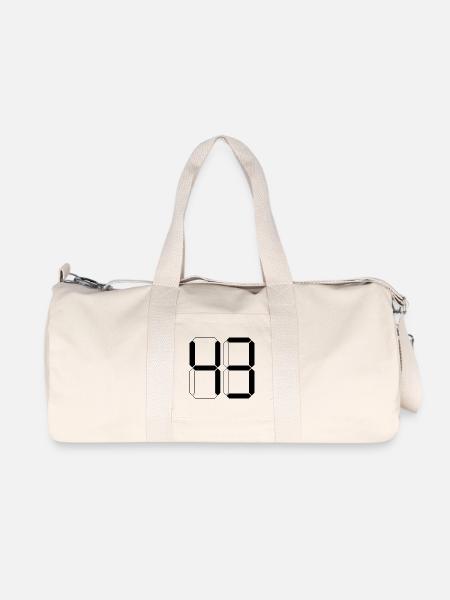 NUMMER 43 Dreiundvierzig Geschenk Digital - Recycelte Canvas-Sporttasche von Stanley/Stella - Naturweiß