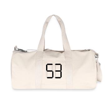 NUMBER 53 Fifty-Three Gift Digital - Recycled Canvas Sports Bag by Stanley/Stella - natural - Front
