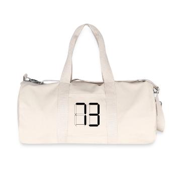 NUMÉRO 73 Soixante-treize Cadeaux Numérique - Sac de sport en toile recyclée Stanley/Stella - blanc naturel - Devant