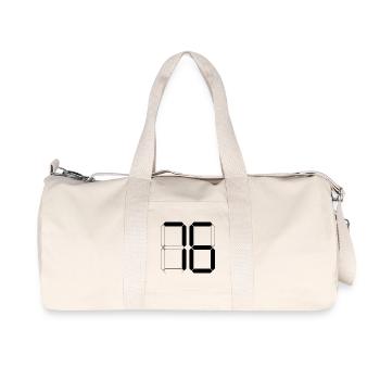 NUMÉRO 76 Soixante-seize Cadeaux Numérique - Sac de sport en toile recyclée Stanley/Stella - blanc naturel - Devant