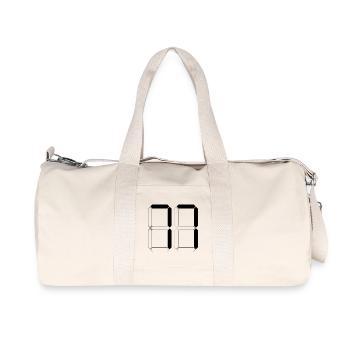 NUMBER 77 Seventy-Seven Gift Digital - Recycled Canvas Sports Bag by Stanley/Stella - natural - Front