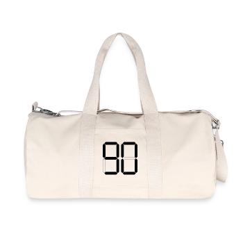 NUMBER 90 Ninety Gift Digital - Recycled Canvas Sports Bag by Stanley/Stella - natural - Front