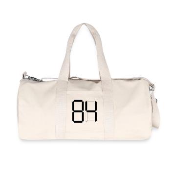 NUMBER 84 Eighty-Four Gift Digital - Recycled Canvas Sports Bag by Stanley/Stella - natural - Front