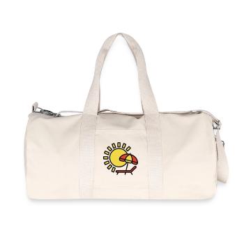 Beach lounger Sun Parasol Summer holiday - Recycled Canvas Sports Bag by Stanley/Stella - natural - Front