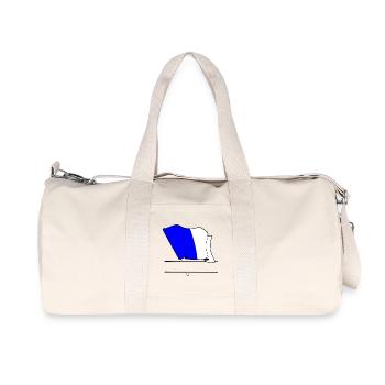 Spa Custom Flagge - Recycelte Canvas-Sporttasche von Stanley/Stella - Naturweiß - Vorne