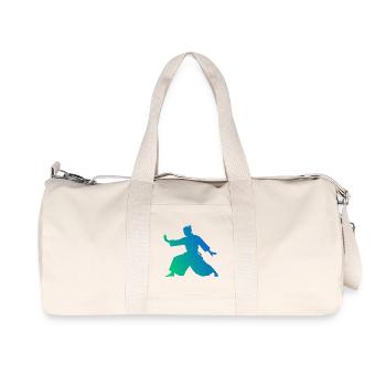 Self Defense Gift Idea for Aikido Exam - Recycled Canvas Sports Bag by Stanley/Stella - natural - Front