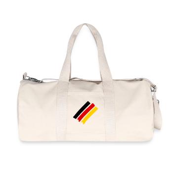 Drapeau allemand - Sac de sport en toile recyclée Stanley/Stella - blanc naturel - Devant