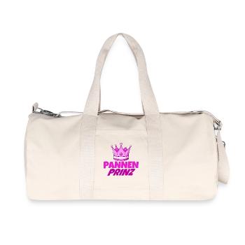 Pannenprinz – König der Missgeschicke - Recycelte Canvas-Sporttasche von Stanley/Stella - Naturweiß - Vorne