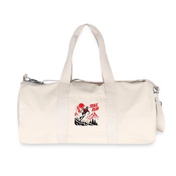course sur sentier - Sac de sport en toile recyclée Stanley/Stella - blanc naturel - Devant