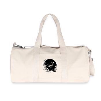 Graphique de pêche - Sac de sport en toile recyclée Stanley/Stella - blanc naturel - Devant