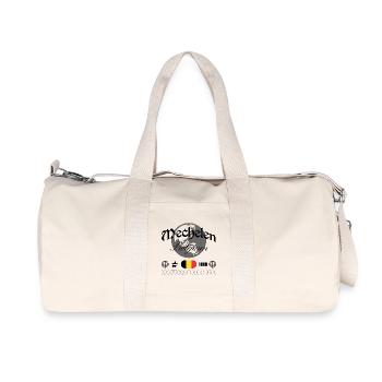 Mecheln Belgien Streetwear Reise Souvenir - Recycelte Canvas-Sporttasche von Stanley/Stella - Naturweiß - Vorne