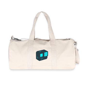 Action Camera Drone Icon - Recycled Canvas Sports Bag by Stanley/Stella - natural - Front