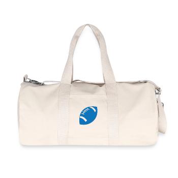 American Football / Rugby - Recycled Canvas Sports Bag by Stanley/Stella - natural - Front