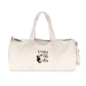 Sirène / sirène: Je Washed Up Like This - Sac de sport en toile recyclée Stanley/Stella - blanc naturel - Devant