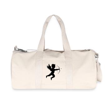 amor i love you ich liebe dich valentines day - Recycelte Canvas-Sporttasche von Stanley/Stella - Naturweiß - Vorne