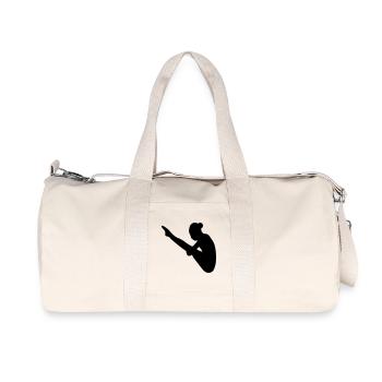 High diving - Recycled Canvas Sports Bag by Stanley/Stella - natural - Front