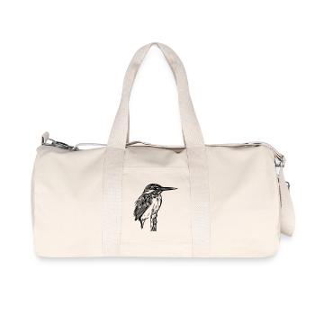 martin-pêcheur - Sac de sport en toile recyclée Stanley/Stella - blanc naturel - Devant