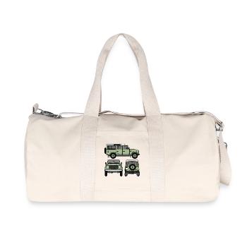 Defender 110 - Seiten - Recycelte Canvas-Sporttasche von Stanley/Stella - Naturweiß - Vorne