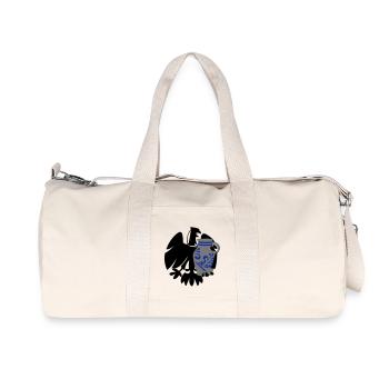 Adler & Bembel - Recycelte Canvas-Sporttasche von Stanley/Stella - Naturweiß - Vorne