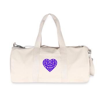 Yoga Pose Love - Yoga Apparel - Recycled Canvas Sports Bag by Stanley/Stella - natural - Front