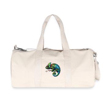 Chamäleon - Recycelte Canvas-Sporttasche von Stanley/Stella - Naturweiß - Vorne