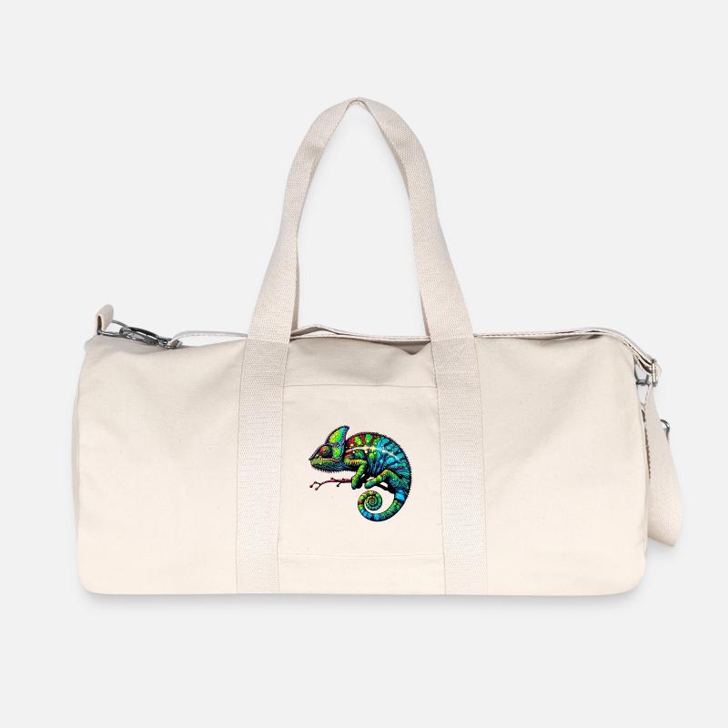 Chamäleon - Recycelte Canvas-Sporttasche von Stanley/Stella - Naturweiß