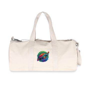 Turtle - Recycled Canvas Sports Bag by Stanley/Stella - natural - Front