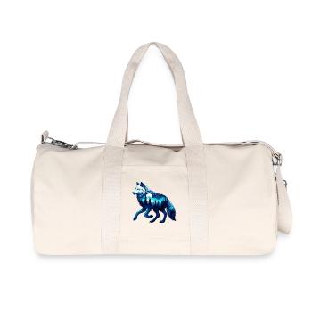 Wolf - Recycled Canvas Sports Bag by Stanley/Stella - natural - Front