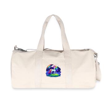 Unicorn Magic - Recycled Canvas Sports Bag by Stanley/Stella - natural - Front