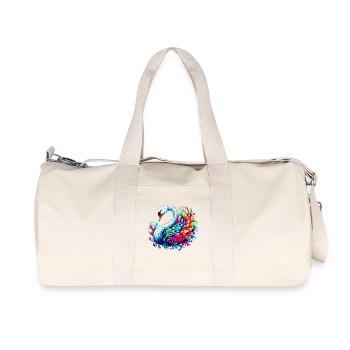Schwan - Recycelte Canvas-Sporttasche von Stanley/Stella - Naturweiß - Vorne