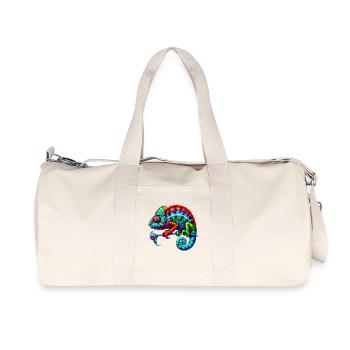 Chamäleon - Recycelte Canvas-Sporttasche von Stanley/Stella - Naturweiß - Vorne