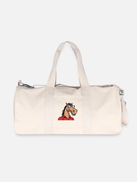 Twent-Tees Logo! - Recycelte Canvas-Sporttasche von Stanley/Stella - Naturweiß