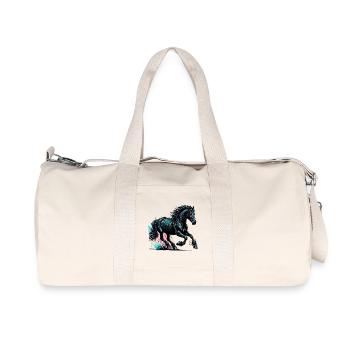 Pferd - Recycelte Canvas-Sporttasche von Stanley/Stella - Naturweiß - Vorne