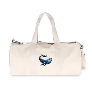 Wal - Recycelte Canvas-Sporttasche von Stanley/Stella - Naturweiß - Vorne