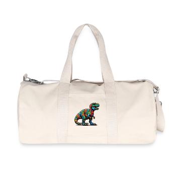 Dinosaure - Sac de sport en toile recyclée Stanley/Stella - blanc naturel - Devant