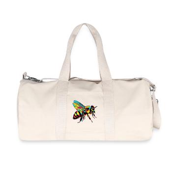 Bee - Recycled Canvas Sports Bag by Stanley/Stella - natural - Front