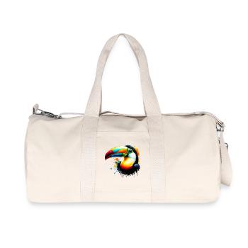 Toucan - Recycled Canvas Sports Bag by Stanley/Stella - natural - Front