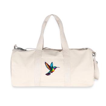 Kolibri - Recycelte Canvas-Sporttasche von Stanley/Stella - Naturweiß - Vorne