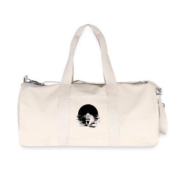 Dessin de bateau à rames - Sac de sport en toile recyclée Stanley/Stella - blanc naturel - Devant