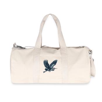 Héron - Sac de sport en toile recyclée Stanley/Stella - blanc naturel - Devant