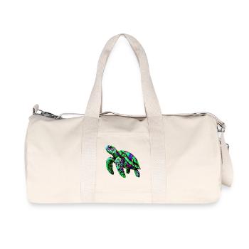 Turtle - Recycled Canvas Sports Bag by Stanley/Stella - natural - Front