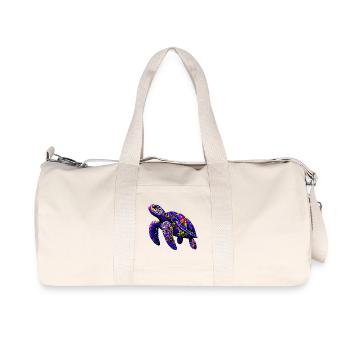 Tortue - Sac de sport en toile recyclée Stanley/Stella - blanc naturel - Devant