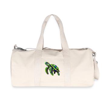 Schildkröte - Recycelte Canvas-Sporttasche von Stanley/Stella - Naturweiß - Vorne