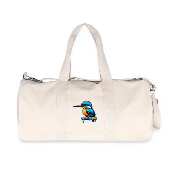 Martin-pêcheur - Sac de sport en toile recyclée Stanley/Stella - blanc naturel - Devant